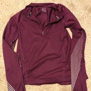 Dry fit running half zip pullover